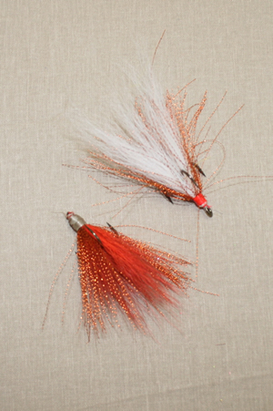 treble hooks with hair